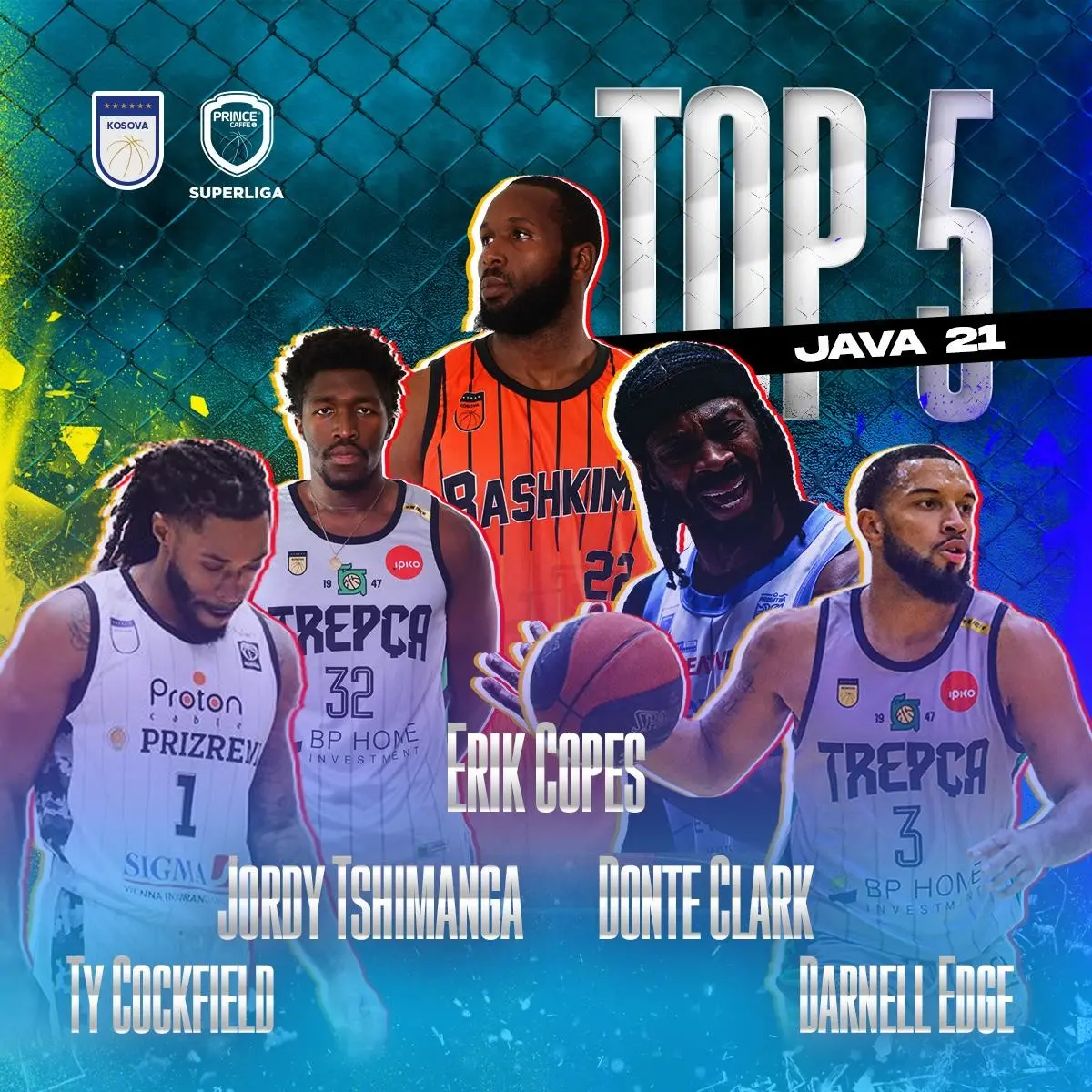 Copes i Bashkimit, MVP i javës